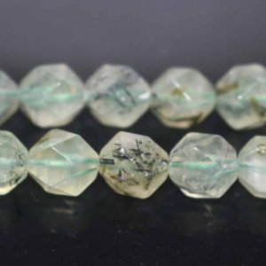 Natural Faceted Prehnite Nugget Beads,Prehnite Beads,Star Cut Faceted beads,6mm 8mm 10mm 12mm Natural beads,one strand 15" | Natural genuine chip Prehnite beads for beading and jewelry making.  #jewelry #beads #beadedjewelry #diyjewelry #jewelrymaking #beadstore #beading #affiliate #ad