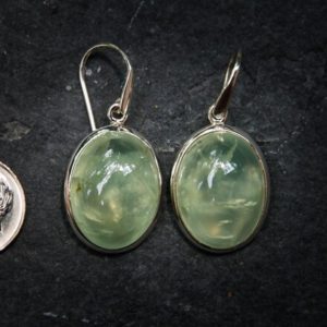 Shop Prehnite Earrings! Prehnite Cabochon Earrings – Prehnite Dangle Earrings – Prehnite – Natural Prehnite Earrings – Prehnite Cabochon Earrings, Prehnite Dangles | Natural genuine Prehnite earrings. Buy crystal jewelry, handmade handcrafted artisan jewelry for women.  Unique handmade gift ideas. #jewelry #beadedearrings #beadedjewelry #gift #shopping #handmadejewelry #fashion #style #product #earrings #affiliate #ad