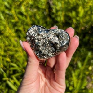 Shop Pyrite Shapes! pyrite heart | Natural genuine stones & crystals in various shapes & sizes. Buy raw cut, tumbled, or polished gemstones for making jewelry or crystal healing energy vibration raising reiki stones. #crystals #gemstones #crystalhealing #crystalsandgemstones #energyhealing #affiliate #ad