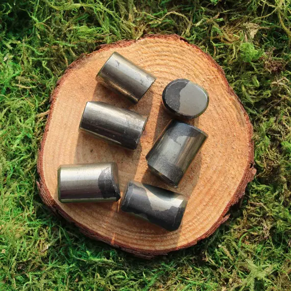 Pyrite Polished Cut Cylinders