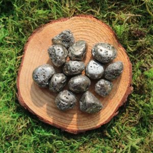 Shop Tumbled Pyrite Crystals & Pocket Stones! Pyrite Tumbled | Natural genuine stones & crystals in various shapes & sizes. Buy raw cut, tumbled, or polished gemstones for making jewelry or crystal healing energy vibration raising reiki stones. #crystals #gemstones #crystalhealing #crystalsandgemstones #energyhealing #affiliate #ad