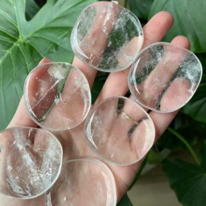 Shop Quartz Stones & Crystals! Clear quartz  worry stone | Natural genuine stones & crystals in various shapes & sizes. Buy raw cut, tumbled, or polished gemstones for making jewelry or crystal healing energy vibration raising reiki stones. #crystals #gemstones #crystalhealing #crystalsandgemstones #energyhealing #affiliate #ad