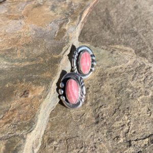 Shop Rhodochrosite Earrings! Rhodochrosite Earrings /  Rhodochrosite stud earrings / Pink Stud earrings / Navajo Rhodochrosite Earrings | Natural genuine Rhodochrosite earrings. Buy crystal jewelry, handmade handcrafted artisan jewelry for women.  Unique handmade gift ideas. #jewelry #beadedearrings #beadedjewelry #gift #shopping #handmadejewelry #fashion #style #product #earrings #affiliate #ad