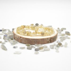 Shop Rutilated Quartz Chip & Nugget Beads! Natural Gold Rutilated Quartz Semi-precious Gemstone Chip / Nugget Beads Sample strand / Bracelet – 5mm – 8mm, 7.5" | Natural genuine chip Rutilated Quartz beads for beading and jewelry making.  #jewelry #beads #beadedjewelry #diyjewelry #jewelrymaking #beadstore #beading #affiliate #ad