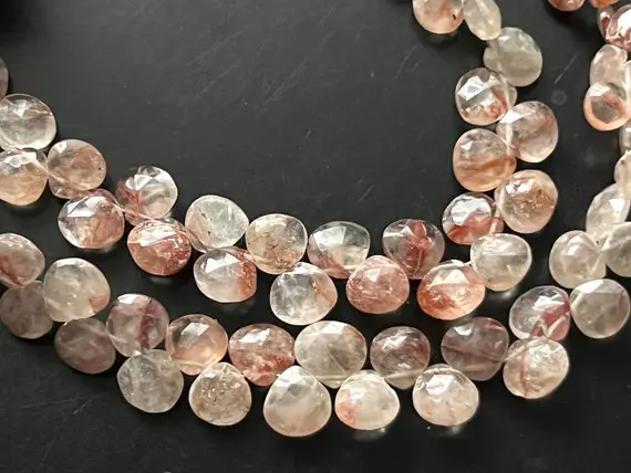 Copper Rutile Quartz Hearts