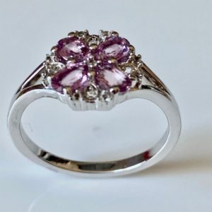 Shop Pink Sapphire Rings! Sakaraha Pink Sapphire Ring | Natural genuine Pink Sapphire rings, simple unique handcrafted gemstone rings. #rings #jewelry #shopping #gift #handmade #fashion #style #affiliate #ad