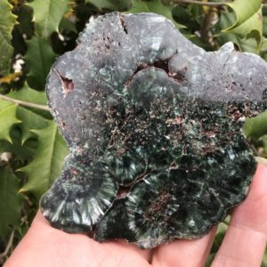 Shop Seraphinite Stones & Crystals! SERAPHINITE Slab – Crystal Slabs, Stone Slabs  3.75” | Natural genuine stones & crystals in various shapes & sizes. Buy raw cut, tumbled, or polished gemstones for making jewelry or crystal healing energy vibration raising reiki stones. #crystals #gemstones #crystalhealing #crystalsandgemstones #energyhealing #affiliate #ad