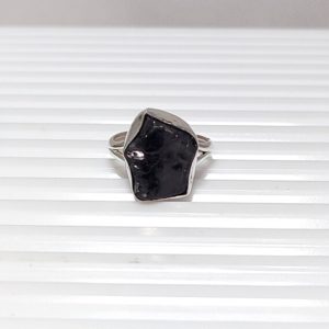 Shop Shungite Rings! Shungite Ring, Elite Shungite Ring, 925 Sterling Silver Shungite Ring, Elite Raw Shungite Ring, Noble Shungite Rings, Sale | Natural genuine Shungite rings, simple unique handcrafted gemstone rings. #rings #jewelry #shopping #gift #handmade #fashion #style #affiliate #ad