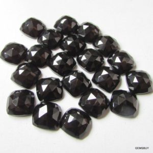 12mm Black Spinel Rosecut Cushion Cabochon Gemstone, Natural BLACK SPINAL Cushion Rosecut AAA Quality gemstone….. | Natural genuine stones & crystals in various shapes & sizes. Buy raw cut, tumbled, or polished gemstones for making jewelry or crystal healing energy vibration raising reiki stones. #crystals #gemstones #crystalhealing #crystalsandgemstones #energyhealing #affiliate #ad