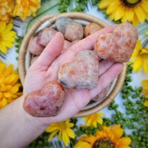 Shop Sunstone Shapes! Sunstone Heart – All Chakras – No. 223 | Natural genuine stones & crystals in various shapes & sizes. Buy raw cut, tumbled, or polished gemstones for making jewelry or crystal healing energy vibration raising reiki stones. #crystals #gemstones #crystalhealing #crystalsandgemstones #energyhealing #affiliate #ad