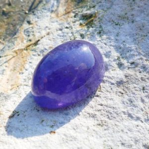 Tanzanite Natural Gemstone Cabochon 6.61 carats | Natural genuine stones & crystals in various shapes & sizes. Buy raw cut, tumbled, or polished gemstones for making jewelry or crystal healing energy vibration raising reiki stones. #crystals #gemstones #crystalhealing #crystalsandgemstones #energyhealing #affiliate #ad