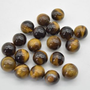 Shop Tiger Eye Shapes! 4 Tiger Eye Mini Gemstone Sphere Ball – 4 count – 1.5cm – 1.6cm | Natural genuine stones & crystals in various shapes & sizes. Buy raw cut, tumbled, or polished gemstones for making jewelry or crystal healing energy vibration raising reiki stones. #crystals #gemstones #crystalhealing #crystalsandgemstones #energyhealing #affiliate #ad