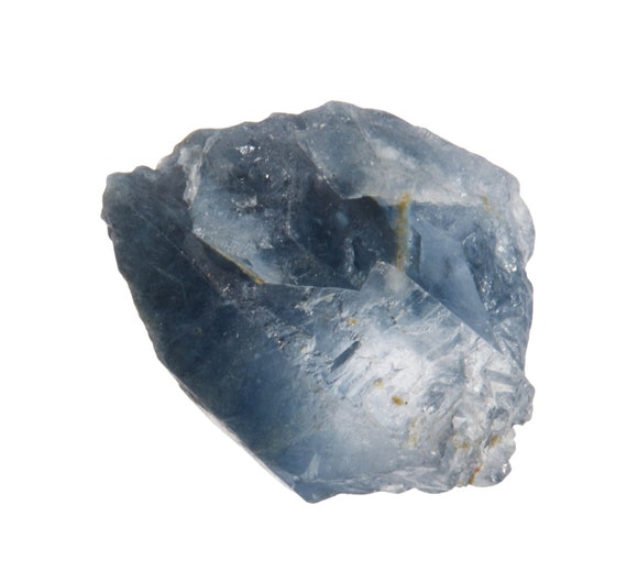 Raw Blue Tourmaline Quartz Crystal - Blue Tourmaline In Clear Quartz - Blue Tourmaline Crystal - Tourmaline Specimen - Indicolite Quartz #7