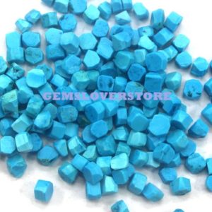 Shop Turquoise Stones & Crystals! Tiny Rough 50 Pieces Indian Turquoise Raw Size 4-6 MM, Rarest Turquoise Wholesale Raw Turquoise Being The Stone of protection and Prosperity | Natural genuine stones & crystals in various shapes & sizes. Buy raw cut, tumbled, or polished gemstones for making jewelry or crystal healing energy vibration raising reiki stones. #crystals #gemstones #crystalhealing #crystalsandgemstones #energyhealing #affiliate #ad