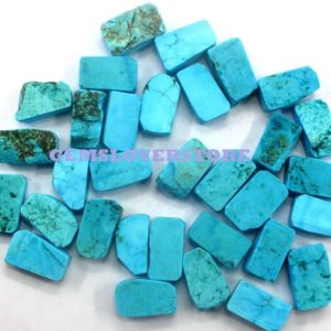 Shop Raw & Rough Turquoise Stones! Untreated Rough Size 18-20 MM Blue Turquoise 5 Pieces Raw Turquoise Represents Hope , Making Jewelry Raw Sky Blue Stone | Natural genuine stones & crystals in various shapes & sizes. Buy raw cut, tumbled, or polished gemstones for making jewelry or crystal healing energy vibration raising reiki stones. #crystals #gemstones #crystalhealing #crystalsandgemstones #energyhealing #affiliate #ad