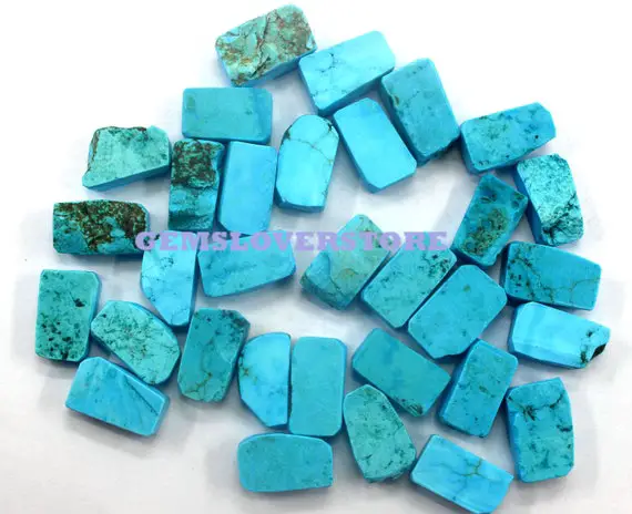 Untreated Rough Size 18-20 Mm Blue Turquoise 5 Pieces Raw Turquoise Represents Hope , Making Jewelry Raw Sky Blue Stone