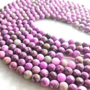 Shop Charoite Faceted Beads! 1 Full strand 6 mm 8mm 10mm Faceted Charoite Beads , Stone Beads, Gemstone  Beads For Bracelet Necklace DIY Jewelry | Natural genuine faceted Charoite beads for beading and jewelry making.  #jewelry #beads #beadedjewelry #diyjewelry #jewelrymaking #beadstore #beading #affiliate #ad