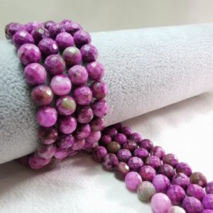 Shop Charoite Beads! 1 Full Strand Faceted Charoite Beads,  Gemstone Beads, Charoite Round Beads, 6/ 8/ 10mm To Choose From, DIY Bracelet Beads, Findings, A247 | Natural genuine beads Charoite beads for beading and jewelry making.  #jewelry #beads #beadedjewelry #diyjewelry #jewelrymaking #beadstore #beading #affiliate #ad