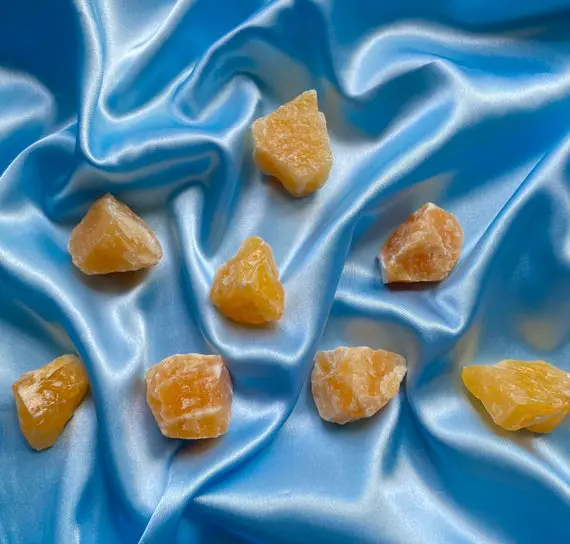 1 Piece Raw Orange Calcite | Rough Orange Calcite | Orange Calcite Crystal |