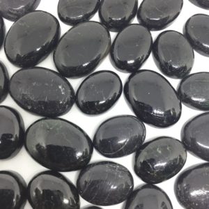 Shop Black Tourmaline Cabochons! 10 Pcs Black Tourmaline Cabochon Lot, Natural AAA Gemstone for Jewelry, Wire Wrapping, Tourmaline oval Crystal for Chakra,, Jewelry Making | Natural genuine stones & crystals in various shapes & sizes. Buy raw cut, tumbled, or polished gemstones for making jewelry or crystal healing energy vibration raising reiki stones. #crystals #gemstones #crystalhealing #crystalsandgemstones #energyhealing #affiliate #ad