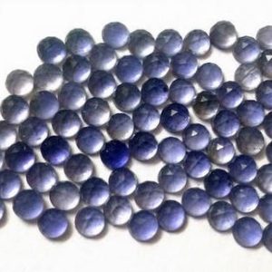 10 pieces 3mm Iolite RoseCut Round Cabochon Nice Quality Gemstone, Iolite Cabochon Rose Cut Round, Iolite Round Rose cut Cabochon Gemstone | Natural genuine stones & crystals in various shapes & sizes. Buy raw cut, tumbled, or polished gemstones for making jewelry or crystal healing energy vibration raising reiki stones. #crystals #gemstones #crystalhealing #crystalsandgemstones #energyhealing #affiliate #ad