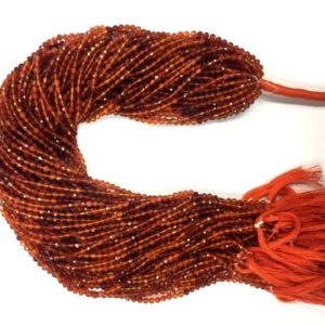 Shop Carnelian Rondelle Beads! 10 Strand Of 13 Inch Natural Faceted Multi Carnelian Rondelle Beads 3mm Loose Gemstone Beads Micro cut Superb Quality | Natural genuine rondelle Carnelian beads for beading and jewelry making.  #jewelry #beads #beadedjewelry #diyjewelry #jewelrymaking #beadstore #beading #affiliate #ad