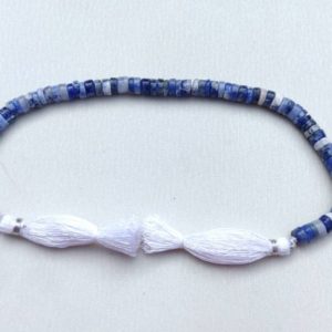 Shop Sodalite Rondelle Beads! 3 strands of Sodalite rondelles 4-6mm 8" | Natural genuine rondelle Sodalite beads for beading and jewelry making.  #jewelry #beads #beadedjewelry #diyjewelry #jewelrymaking #beadstore #beading #affiliate #ad