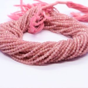 Shop Morganite Rondelle Beads! 5 strand Morganite faceted rondelle beads 3mm Morganite rondelle beads Natural Morganite beads Morganite beads strand | Natural genuine rondelle Morganite beads for beading and jewelry making.  #jewelry #beads #beadedjewelry #diyjewelry #jewelrymaking #beadstore #beading #affiliate #ad