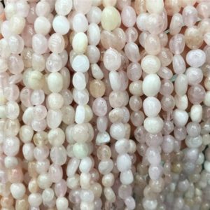 Shop Morganite Chip & Nugget Beads! 7-8mm Pink Morganite Nugget Beads,Gemstone Beads , Wholesale Beads ,Full Strand | Natural genuine chip Morganite beads for beading and jewelry making.  #jewelry #beads #beadedjewelry #diyjewelry #jewelrymaking #beadstore #beading #affiliate #ad