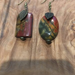 Shop Bloodstone Earrings! African Bloodstone earrings | Natural genuine Bloodstone earrings. Buy crystal jewelry, handmade handcrafted artisan jewelry for women.  Unique handmade gift ideas. #jewelry #beadedearrings #beadedjewelry #gift #shopping #handmadejewelry #fashion #style #product #earrings #affiliate #ad