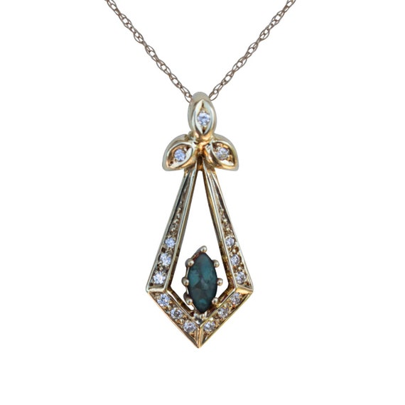 Alexandrite Necklace Pendant .natural Color Change  In 14k Gold With Certifcate. Free Shipping In The Usa