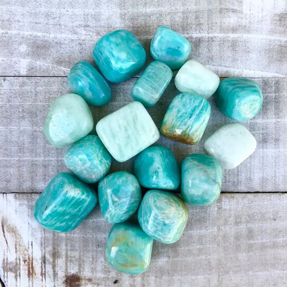 Tumbled Amazonite Polished Stone