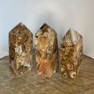 Amber Flower Agate Crystal Polished Carved Mineral Tower Obelisks ( YOU CHOOSE ) | Natural genuine stones & crystals in various shapes & sizes. Buy raw cut, tumbled, or polished gemstones for making jewelry or crystal healing energy vibration raising reiki stones. #crystals #gemstones #crystalhealing #crystalsandgemstones #energyhealing #affiliate #ad