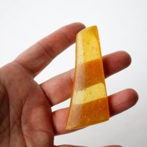 Shop Tumbled Amber Crystals & Pocket Stones! Copal Amber – Tumbled Amber Stick | Natural genuine stones & crystals in various shapes & sizes. Buy raw cut, tumbled, or polished gemstones for making jewelry or crystal healing energy vibration raising reiki stones. #crystals #gemstones #crystalhealing #crystalsandgemstones #energyhealing #affiliate #ad