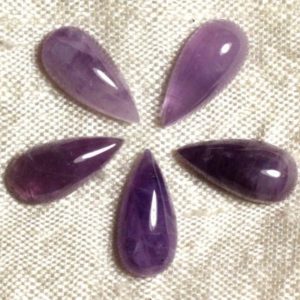 Shop Amethyst Cabochons! Cabochon stone – Amethyst – drop 15 x 7 mm 4558550036575 | Natural genuine stones & crystals in various shapes & sizes. Buy raw cut, tumbled, or polished gemstones for making jewelry or crystal healing energy vibration raising reiki stones. #crystals #gemstones #crystalhealing #crystalsandgemstones #energyhealing #affiliate #ad