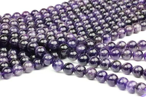 4mm Beads,amethyst Beads,natural Gemstone Beads,loose Beads,semiprecious Beads,purple Beads,jewelry Making  - 16" Full Strand