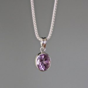 Shop Amethyst Pendants! Amethyst Pendant Necklace – Bali Silver Necklace – Purple Gemstone Necklace – February Birthstone Jewelry – Amethyst and Silver Pendant | Natural genuine Amethyst pendants. Buy crystal jewelry, handmade handcrafted artisan jewelry for women.  Unique handmade gift ideas. #jewelry #beadedpendants #beadedjewelry #gift #shopping #handmadejewelry #fashion #style #product #pendants #affiliate #ad