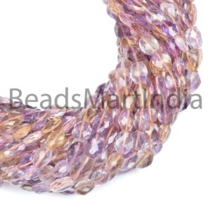 5X7-6X9MM Ametrine Faceted Oval Shape Beads, Ametrine Faceted Gemstone Beads, Ametrine Oval Shape Beads, Ametrine Faceted Beads, | Natural genuine faceted Ametrine beads for beading and jewelry making.  #jewelry #beads #beadedjewelry #diyjewelry #jewelrymaking #beadstore #beading #affiliate #ad