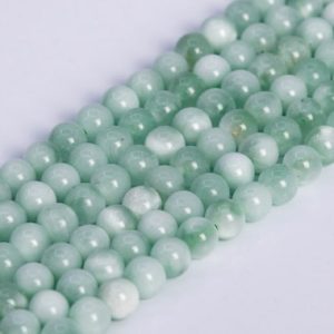 Shop Angelite Beads! Genuine Natural Green Angelite Loose Beads Grade AAA Round Shape 5mm | Natural genuine round Angelite beads for beading and jewelry making.  #jewelry #beads #beadedjewelry #diyjewelry #jewelrymaking #beadstore #beading #affiliate #ad