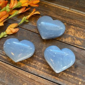 Shop Angelite Shapes! Angelite Hearts – Crystals | Natural genuine stones & crystals in various shapes & sizes. Buy raw cut, tumbled, or polished gemstones for making jewelry or crystal healing energy vibration raising reiki stones. #crystals #gemstones #crystalhealing #crystalsandgemstones #energyhealing #affiliate #ad