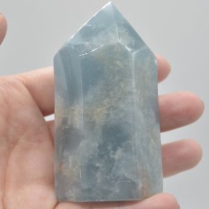 Shop Aquamarine Points & Wands! Aquamarine Point / Tower / Wand  – 182 grams – 8cm | Natural genuine stones & crystals in various shapes & sizes. Buy raw cut, tumbled, or polished gemstones for making jewelry or crystal healing energy vibration raising reiki stones. #crystals #gemstones #crystalhealing #crystalsandgemstones #energyhealing #affiliate #ad