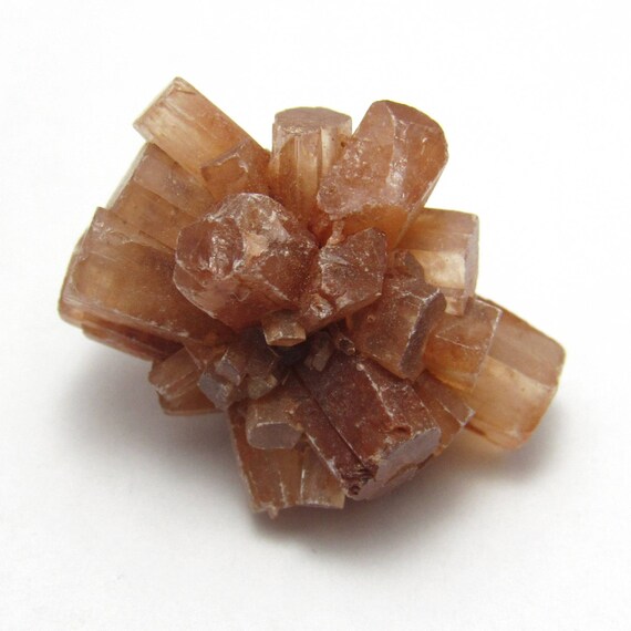 Aragonite Crystal Cluster Focal Perfect For Wire Wrapping Red Orange Gemstone Natural One Of A Kind Druzy Crystals