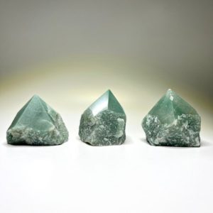 Shop Aventurine Points & Wands! Green Aventurine Polished Point -Mini | Natural genuine stones & crystals in various shapes & sizes. Buy raw cut, tumbled, or polished gemstones for making jewelry or crystal healing energy vibration raising reiki stones. #crystals #gemstones #crystalhealing #crystalsandgemstones #energyhealing #affiliate #ad