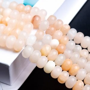 Shop Aventurine Rondelle Beads! Pink Aventurine Gemstone Grade AAA Rondelle 6x4mm 8x5mm 10x6mm Loose Beads | Natural genuine rondelle Aventurine beads for beading and jewelry making.  #jewelry #beads #beadedjewelry #diyjewelry #jewelrymaking #beadstore #beading #affiliate #ad