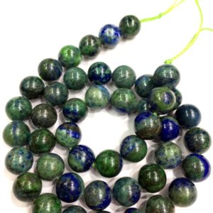 Shop Azurite Round Beads! Natural Azurite Smooth Round Beads Azurite Round Ball Beads 8.5 MM Round Beads Azurite Gemstone Beads Top Quality 1.MM Hole Beads | Natural genuine round Azurite beads for beading and jewelry making.  #jewelry #beads #beadedjewelry #diyjewelry #jewelrymaking #beadstore #beading #affiliate #ad