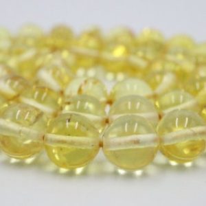 Shop Amber Round Beads! Baltic Amber Round Beads from 5mm to 8.5 mm size, Drilled |Lemon Color Amber Stones | Amber Gemstones | Natural genuine round Amber beads for beading and jewelry making.  #jewelry #beads #beadedjewelry #diyjewelry #jewelrymaking #beadstore #beading #affiliate #ad