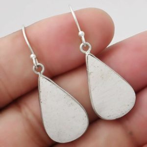 Shop Scolecite Jewelry! Sale, Beautiful Scolecite Earrings, 925 Silver, Positive Energy | Natural genuine Scolecite jewelry. Buy crystal jewelry, handmade handcrafted artisan jewelry for women.  Unique handmade gift ideas. #jewelry #beadedjewelry #beadedjewelry #gift #shopping #handmadejewelry #fashion #style #product #jewelry #affiliate #ad