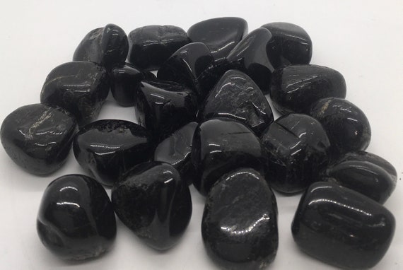 Black Tourmaline Tumbled Stone, Medium-large Healing Stone, Healing Crystal, Chakra Stones, Spiritual Stone, Gemstone