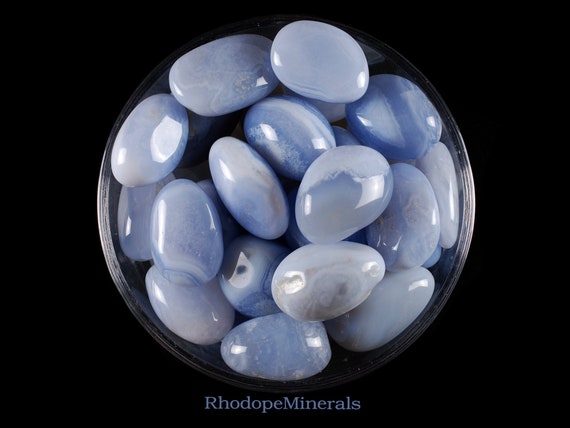 Blue Chalcedony Tumbled Stone, Blue Chalcedony, Tumbled Stones, Chalcedony, Stones, Crystals, Rocks, Gifts, Gemstones, Gems, Zodiac Crystals