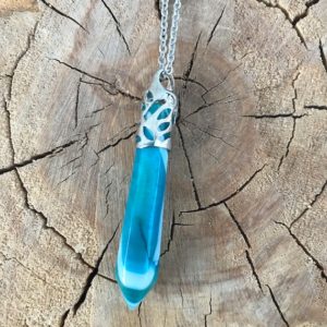 Shop Blue Lace Agate Jewelry! Natural Blue Lace Agate Pendant – Blue Agate – Reiki Pendant – Harmony and Healing Jewelry – Blue Agate Pendant Gift – Stainless Steel Chain | Natural genuine Blue Lace Agate jewelry. Buy crystal jewelry, handmade handcrafted artisan jewelry for women.  Unique handmade gift ideas. #jewelry #beadedjewelry #beadedjewelry #gift #shopping #handmadejewelry #fashion #style #product #jewelry #affiliate #ad